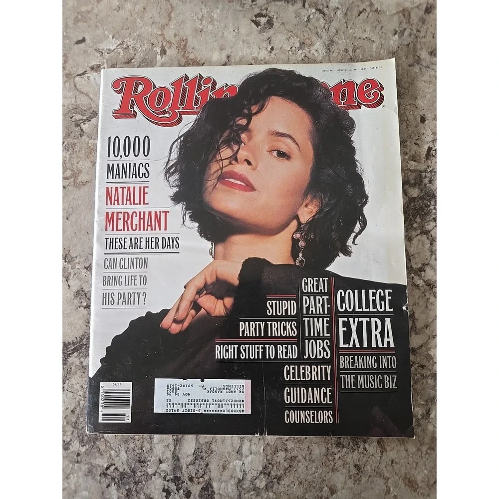 Rolling Stone Issue 652:‎ March 18, 1993-Natalie Merchant/10,000 Maniacs